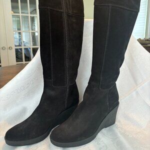 Browns Couture Knee High VINTAGE Suede Boots Size 10 – new/UNUSED